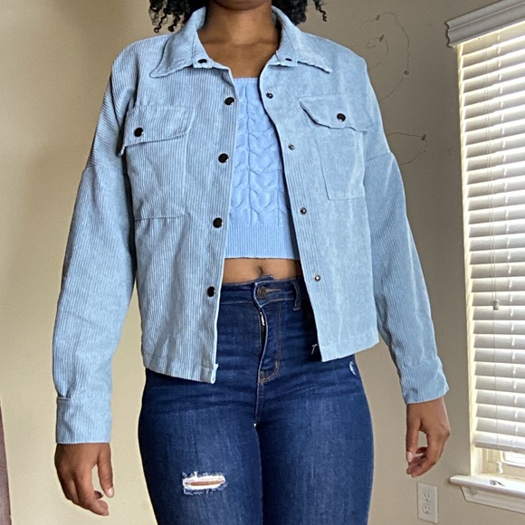 Blue Collared Jacket - Picture 2 of 2